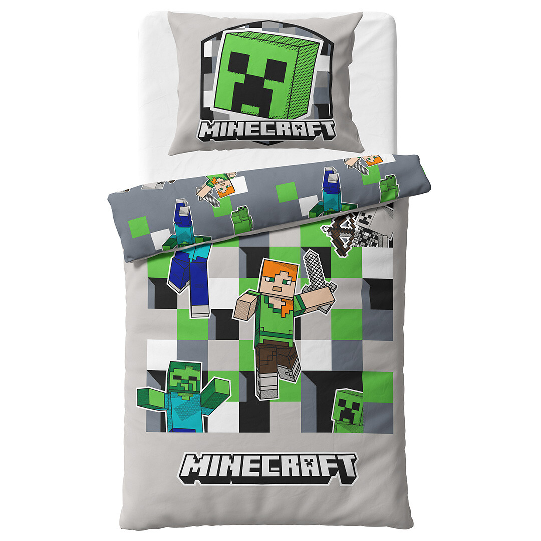 Dětské povlečení Minecraft Objev svůj Svět