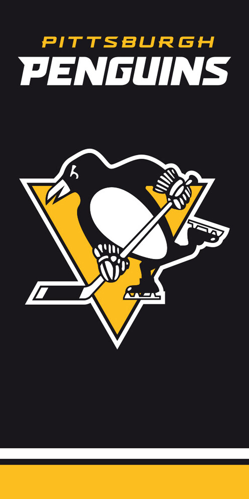 Osuška NHL Pittsburgh Penguins Black 2.jakost