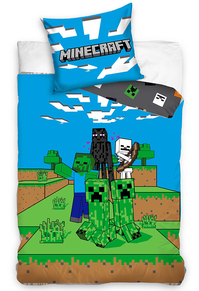 Dětské Povlečení Minecraft Mob Monsters Dokonalý Domov