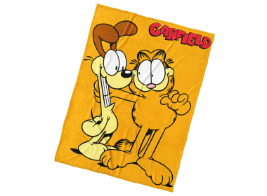 Dětská deka Garfield a kamarád Odie 150x200 cm