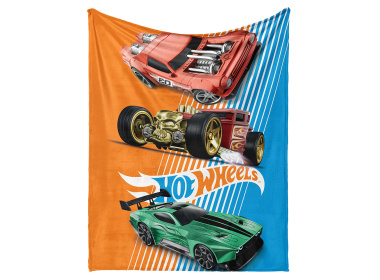 Dětská deka Hot Wheels Retro 130x160 cm