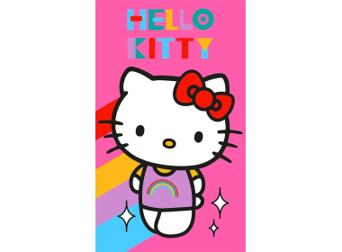 Dětský ručník Hello Kitty Rainbow 30x50 cm