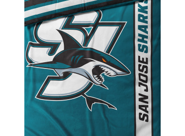 Mikroplyšové povlečení NHL San Jose Sharks Belt