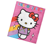 Dětská deka Hello Kitty Rainbow 130x160 cm