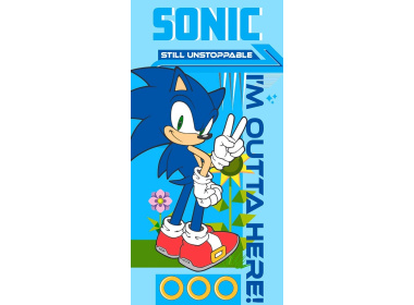 Dětská osuška Nezastavitelný Ježek Sonic