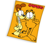 Dětská deka Garfield a kamarád Odie 150x200 cm