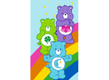 Dětský ručník Medvídci Care Bears 30x50 cm