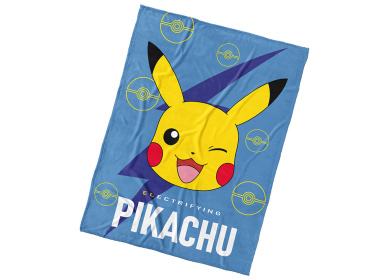 Dětská deka Pokémon Elektrický Pikachu 130x160 cm